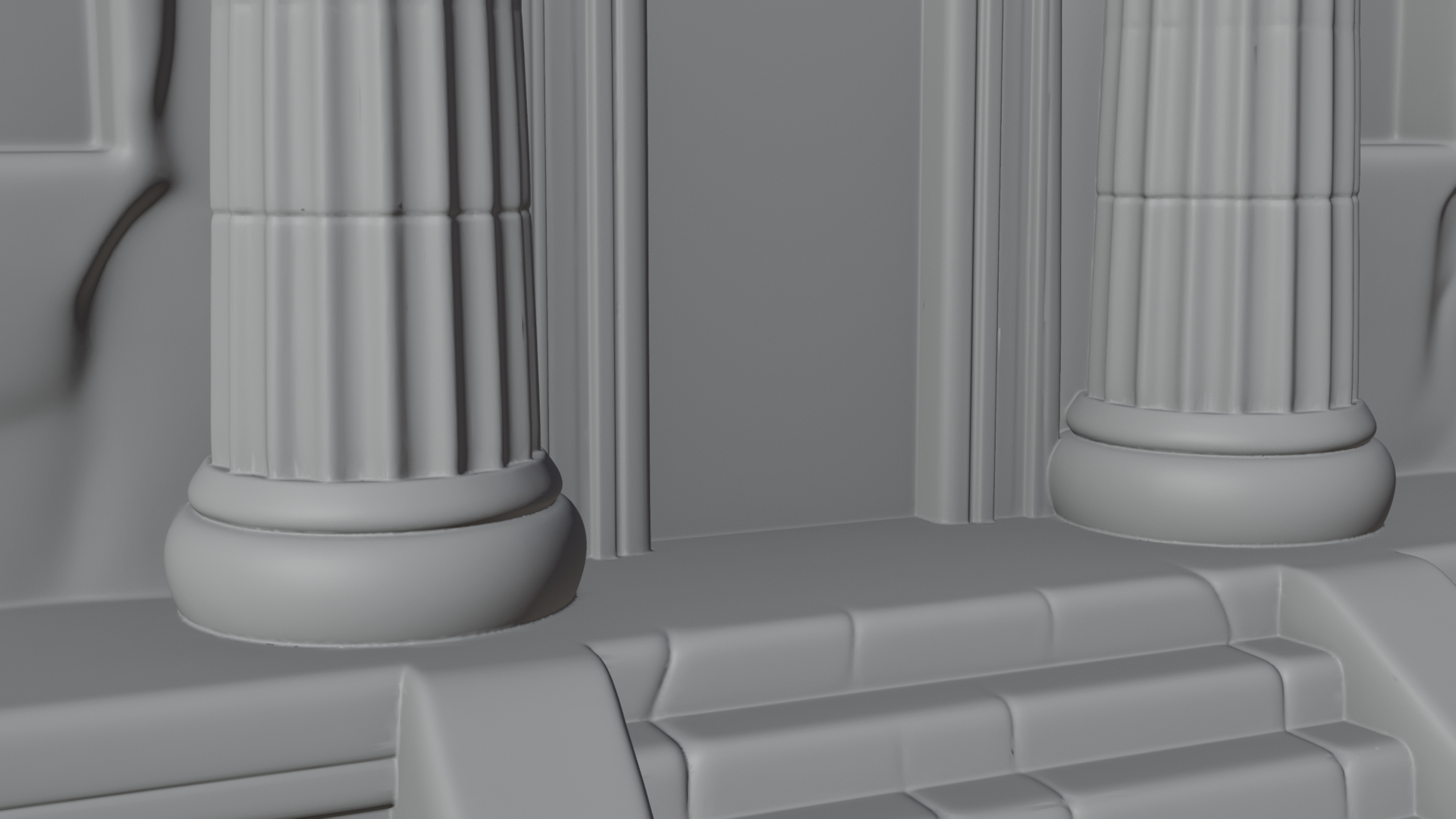 Classical Colonnade Temple Design 5 3D Print Model 3D Model