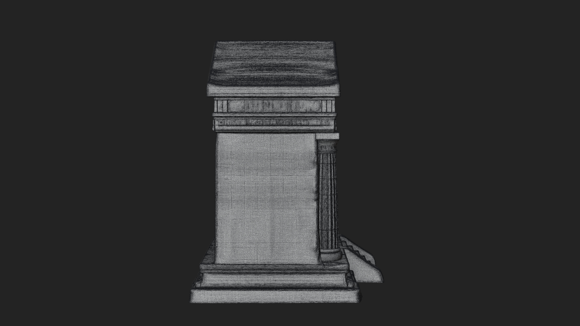 Classical Colonnade Temple Design 5 3D Print Model 3D Model