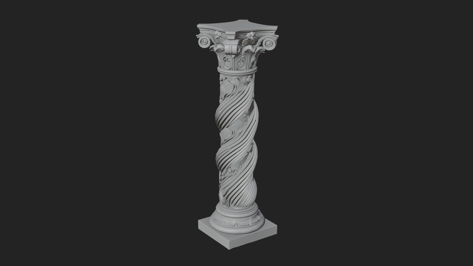 Classical Column Model Design 10 3D Print Model 3D Model