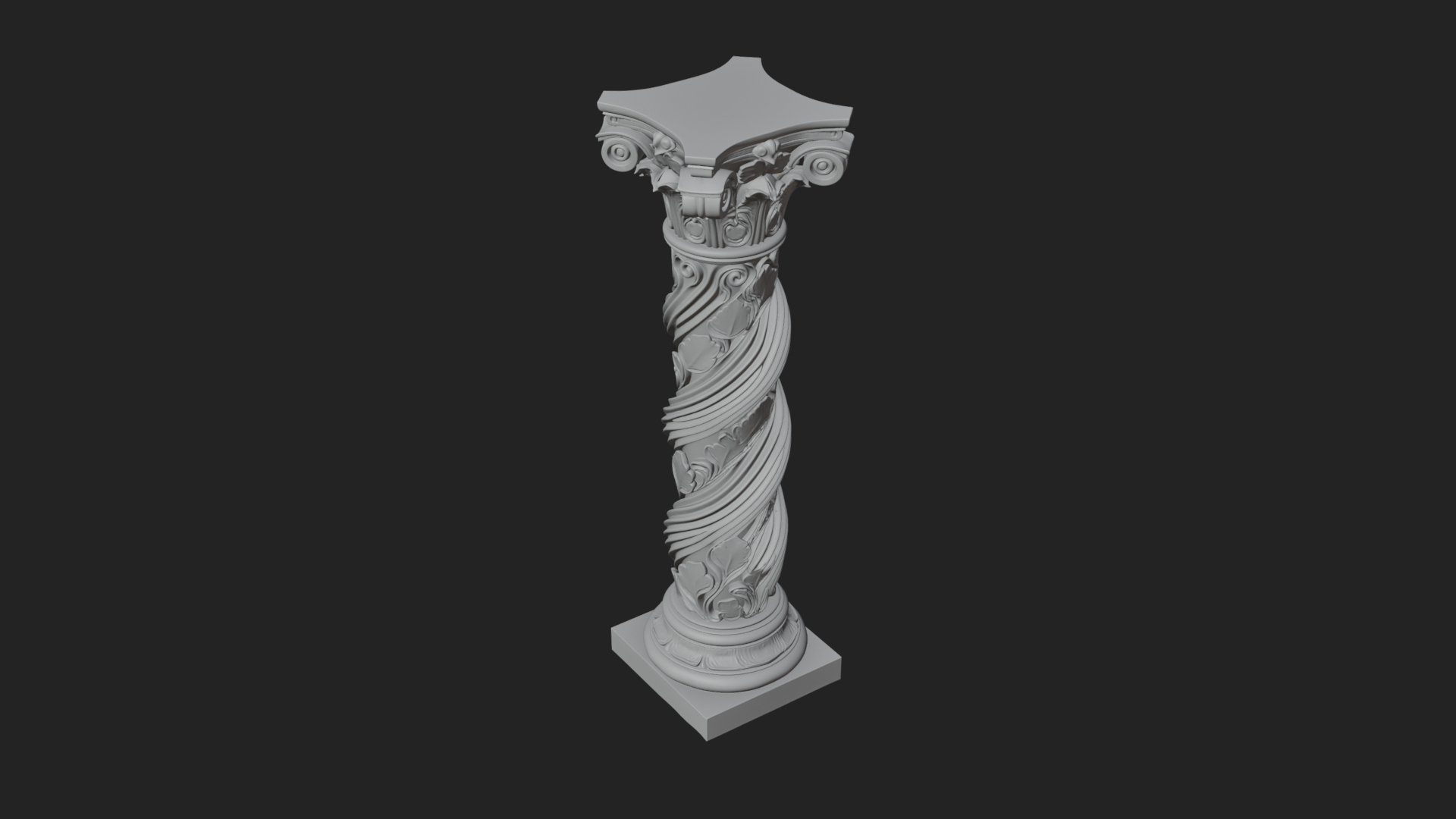 Classical Column Model Design 10 3D Print Model 3D Model
