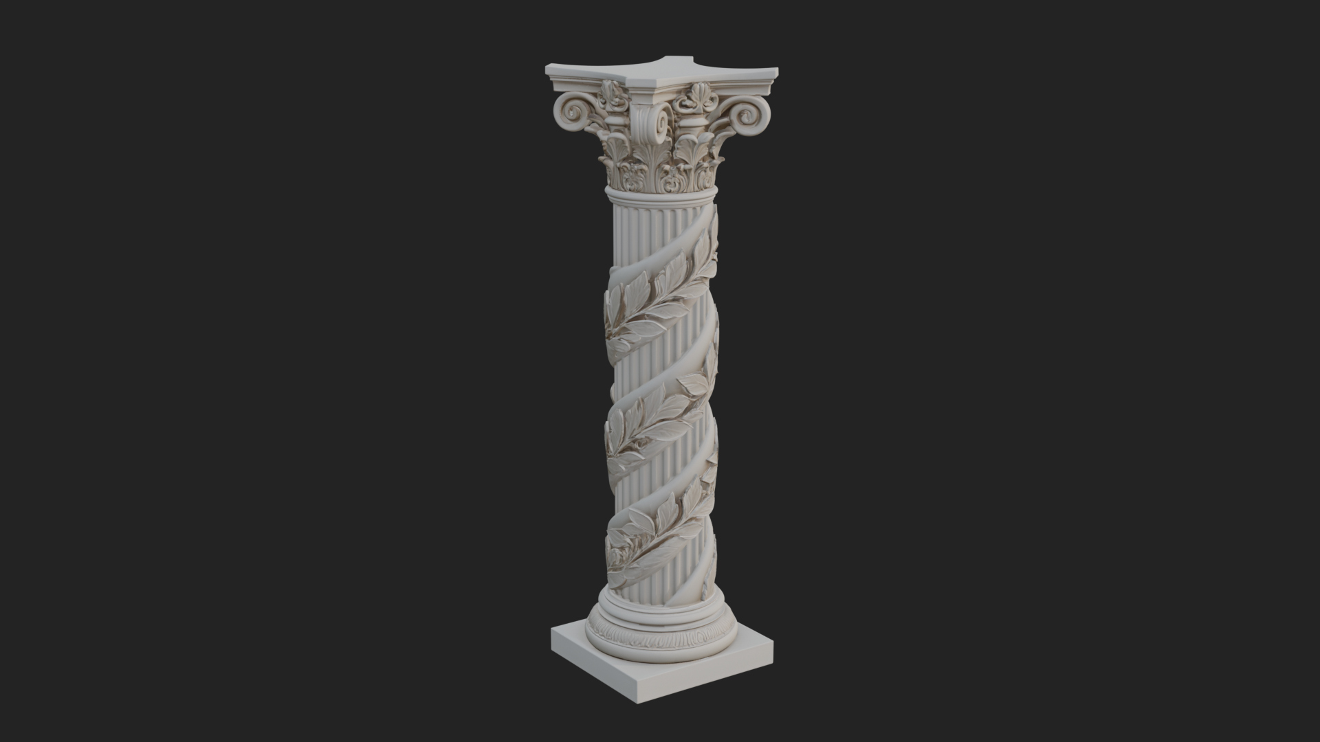 Classical Column Model Design 9 3D Print Model 3D Model