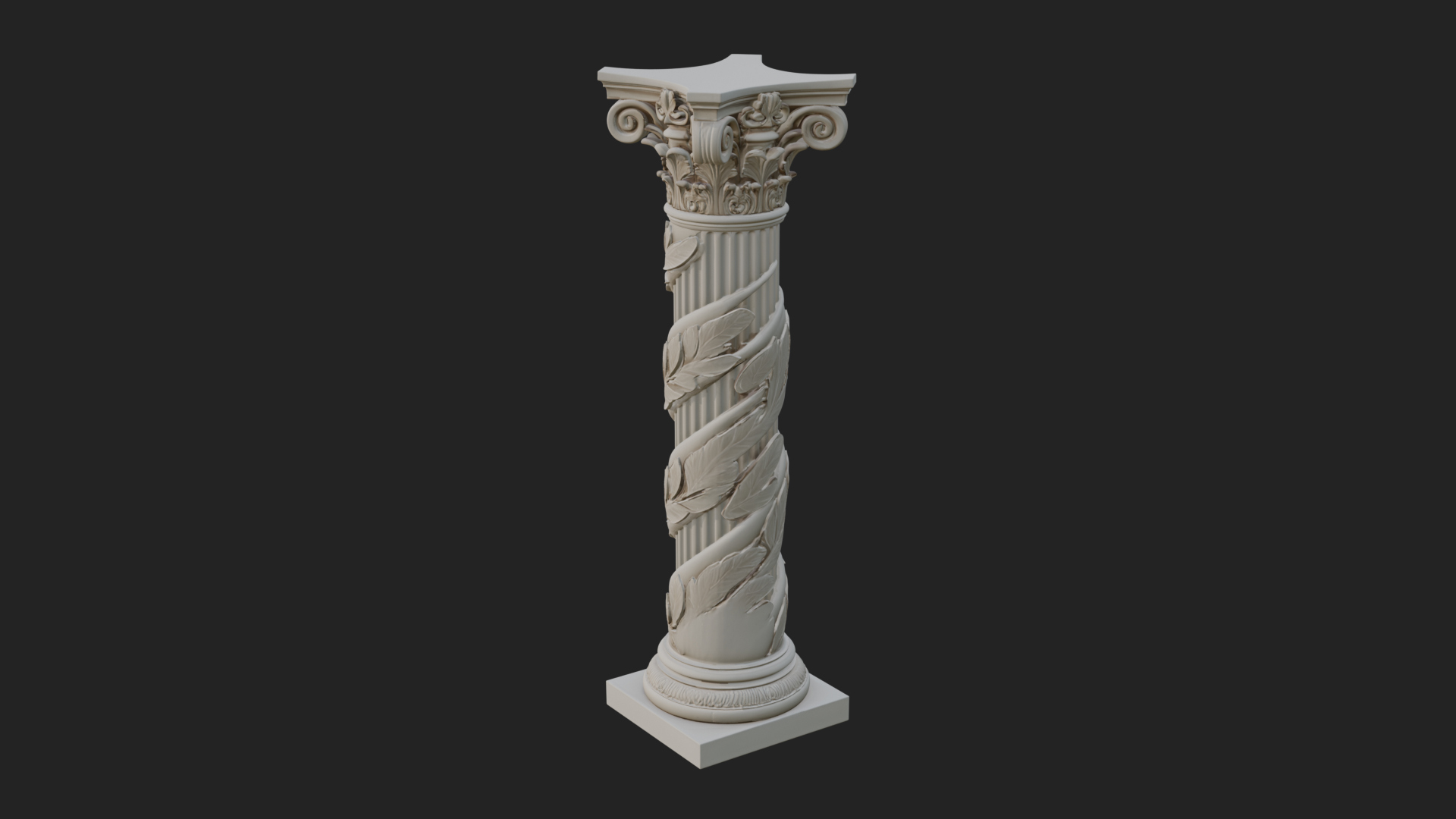 Classical Column Model Design 9 3D Print Model 3D Model