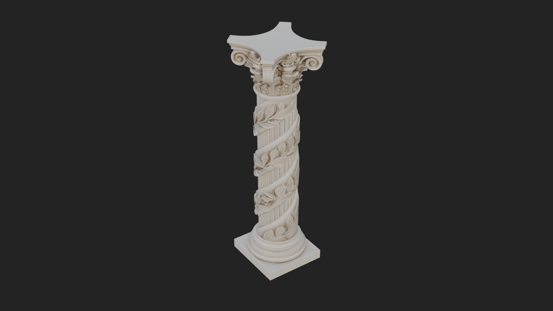 Classical Column Model Design 9 3D Print Model 3D Model