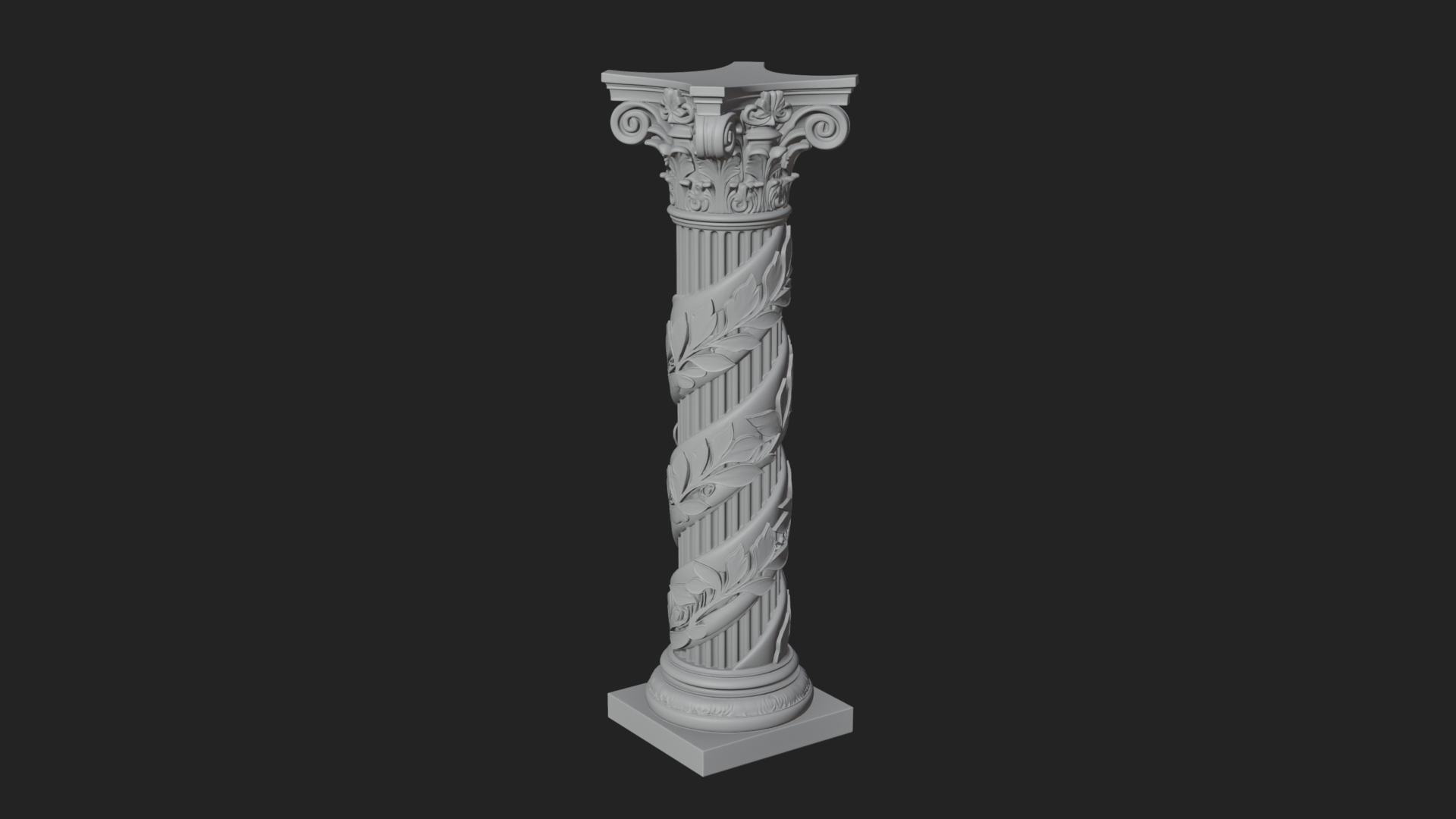 Classical Column Model Design 9 3D Print Model 3D Model