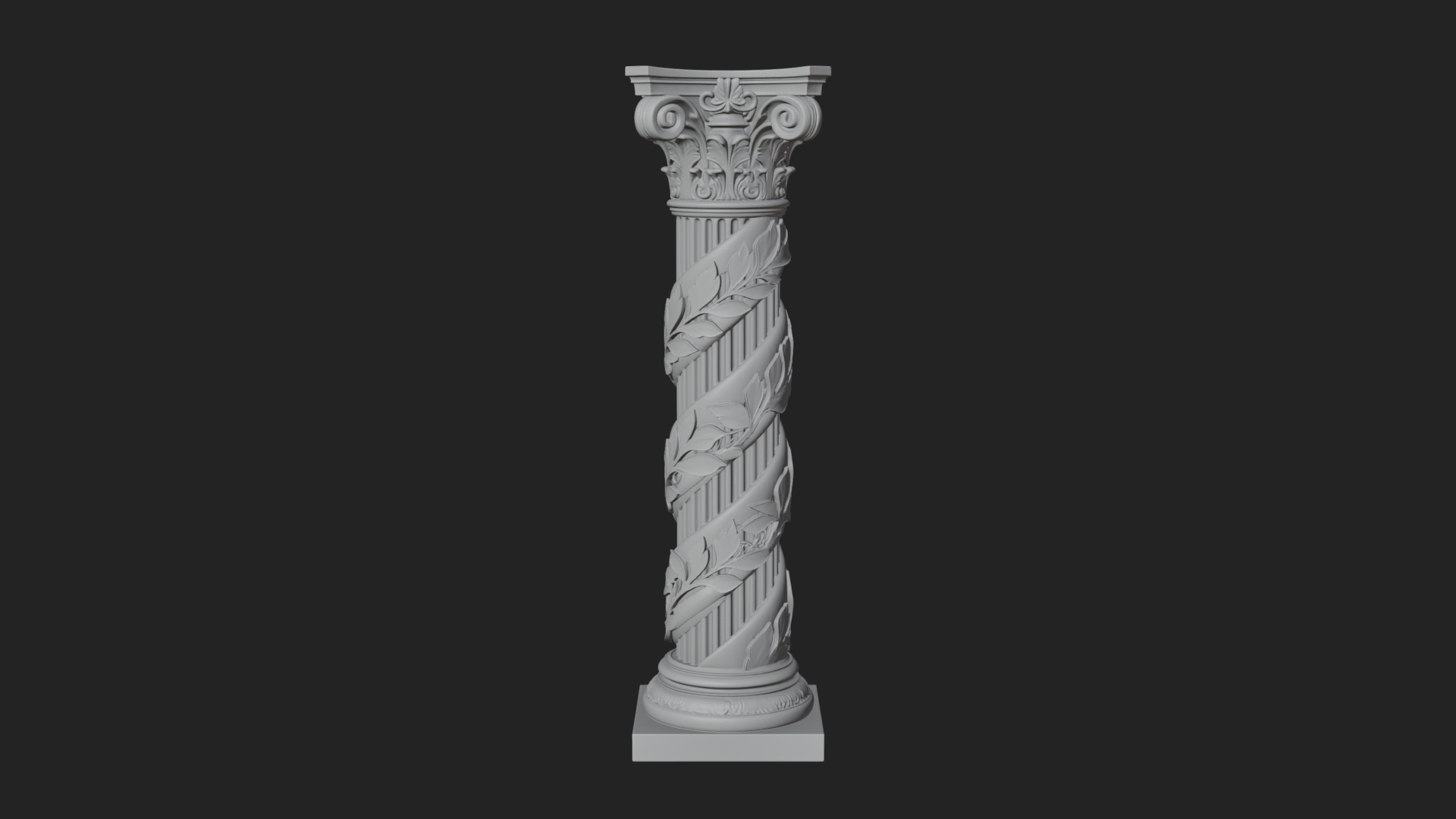 Classical Column Model Design 9 3D Print Model 3D Model