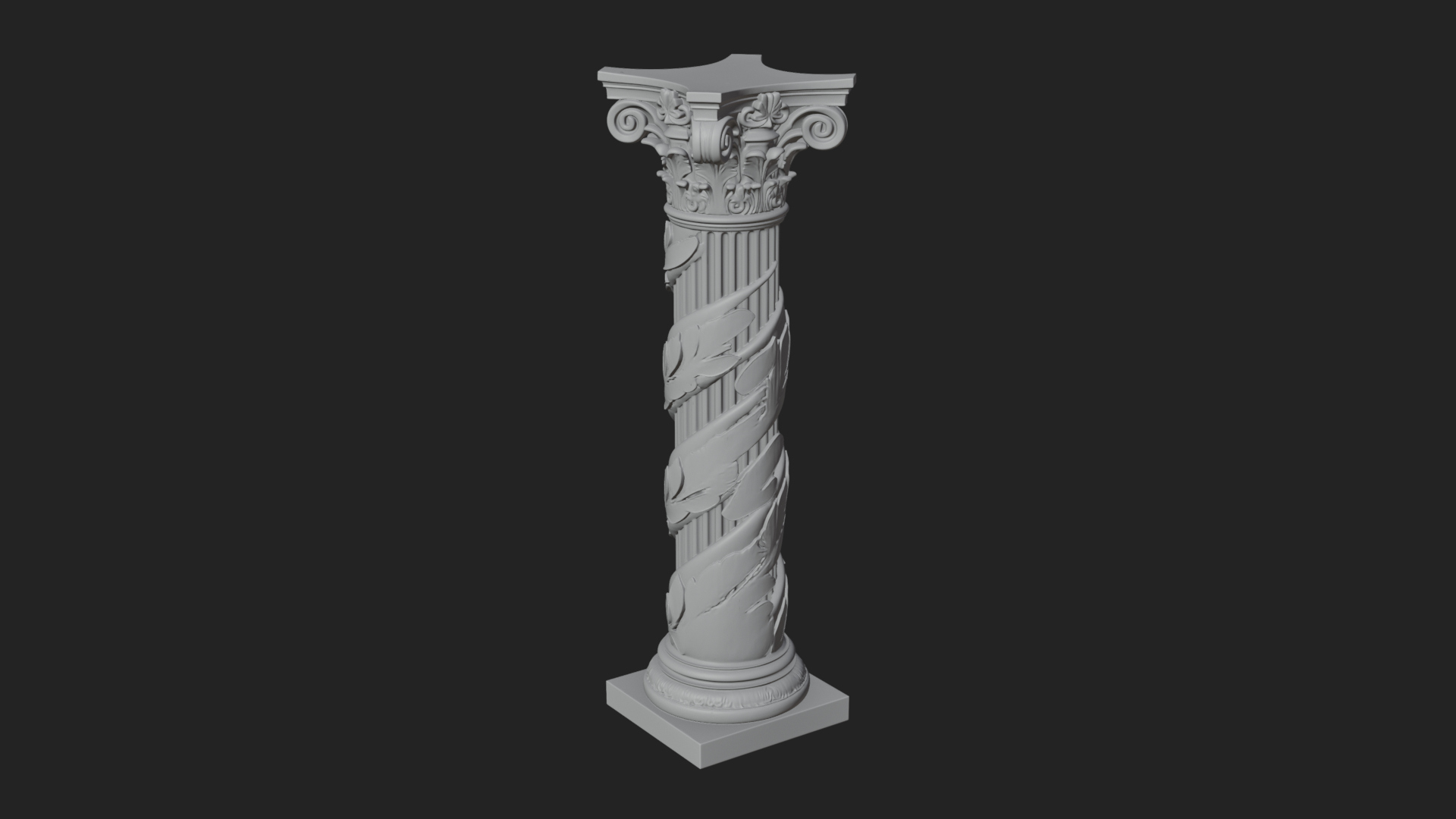 Classical Column Model Design 9 3D Print Model 3D Model