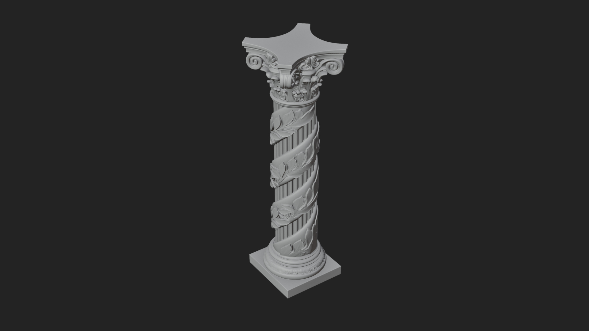 Classical Column Model Design 9 3D Print Model 3D Model