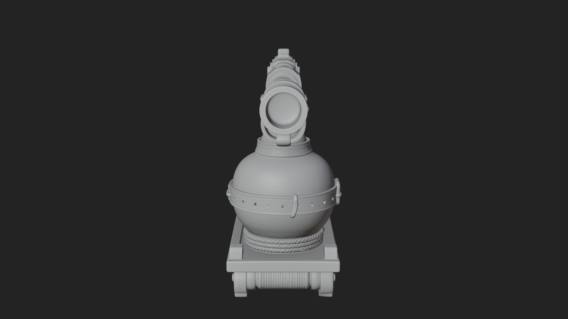 Clay Pot Fire Thrower Model Design 3 3D Print Model 3D Model
