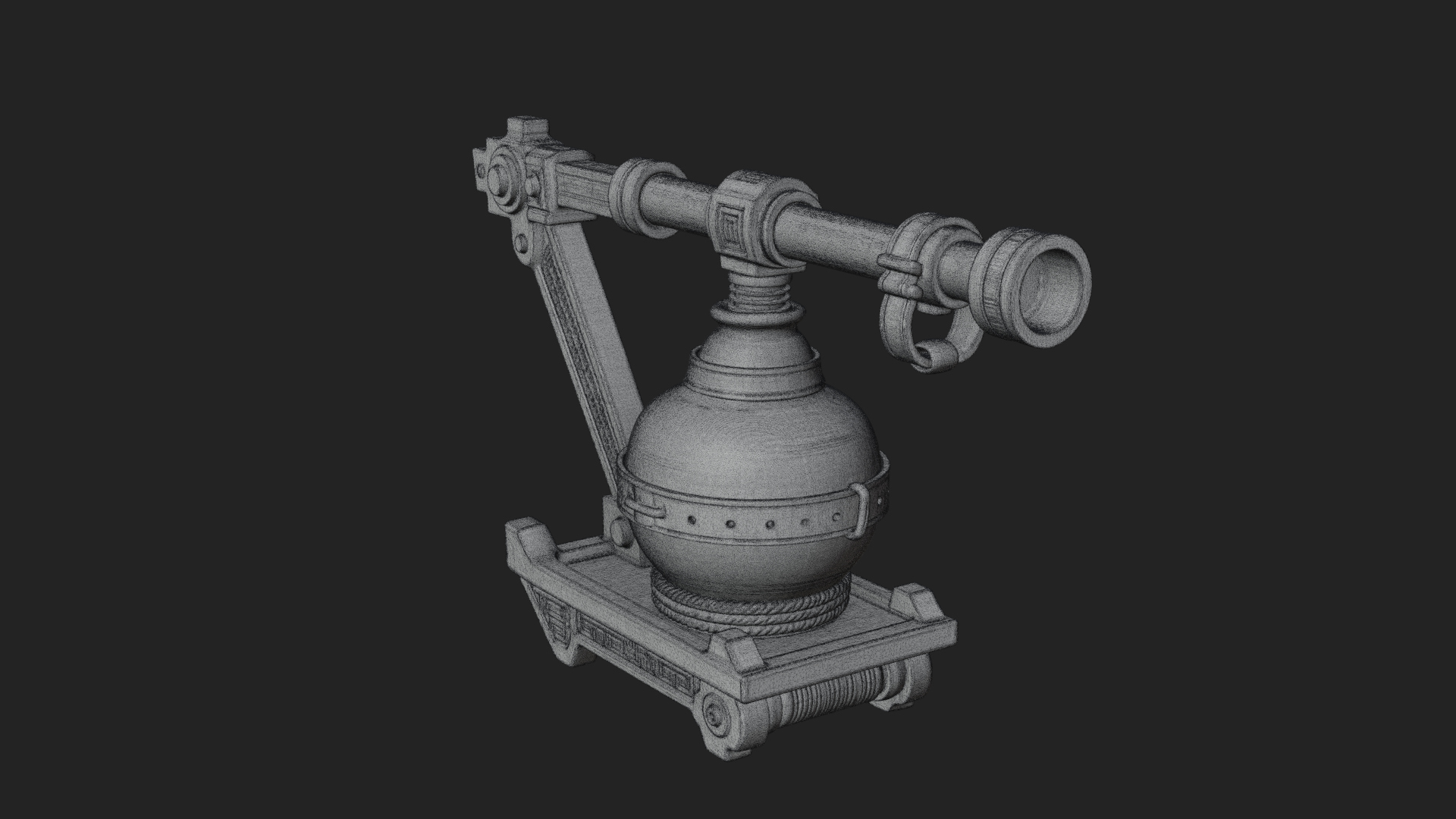Clay Pot Fire Thrower Model Design 3 3D Print Model 3D Model