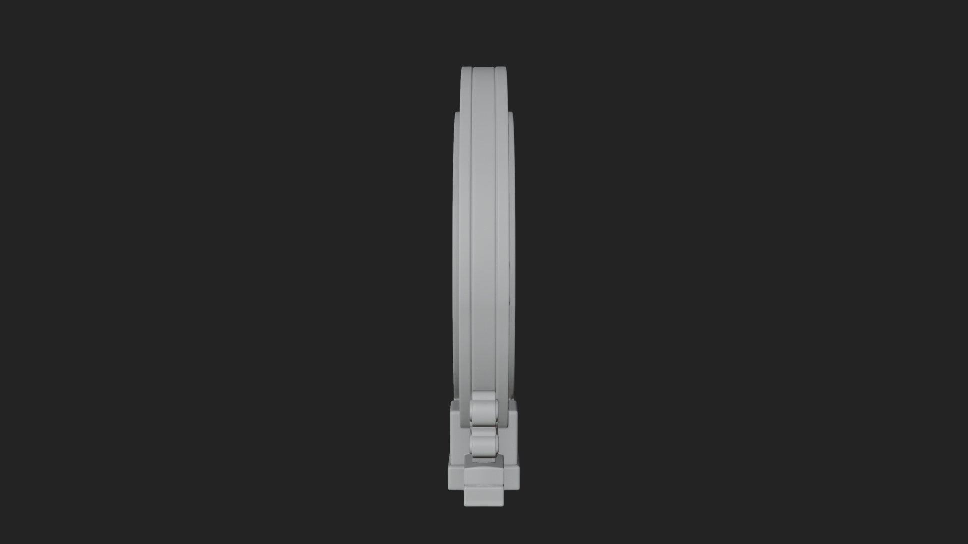 Cloud Scroll Arch Design 1 3D Print Model 3D Model