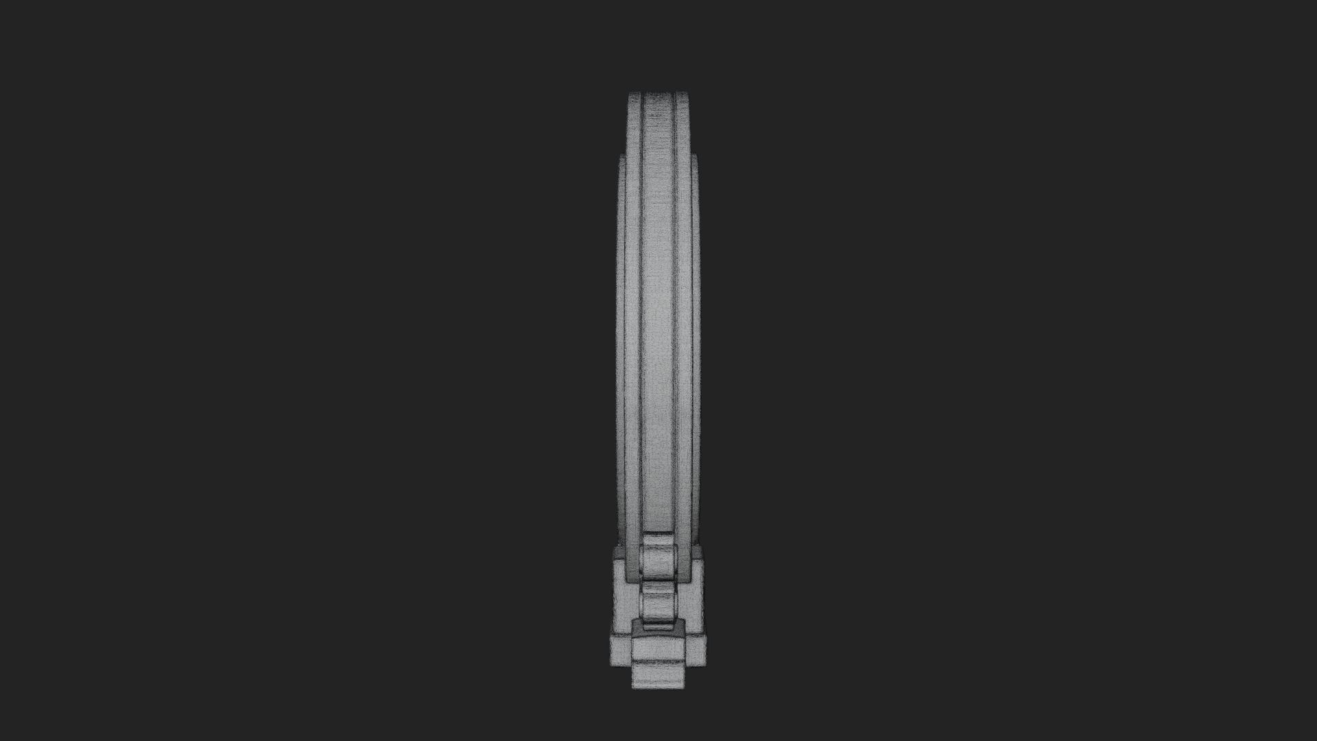 Cloud Scroll Arch Design 1 3D Print Model 3D Model