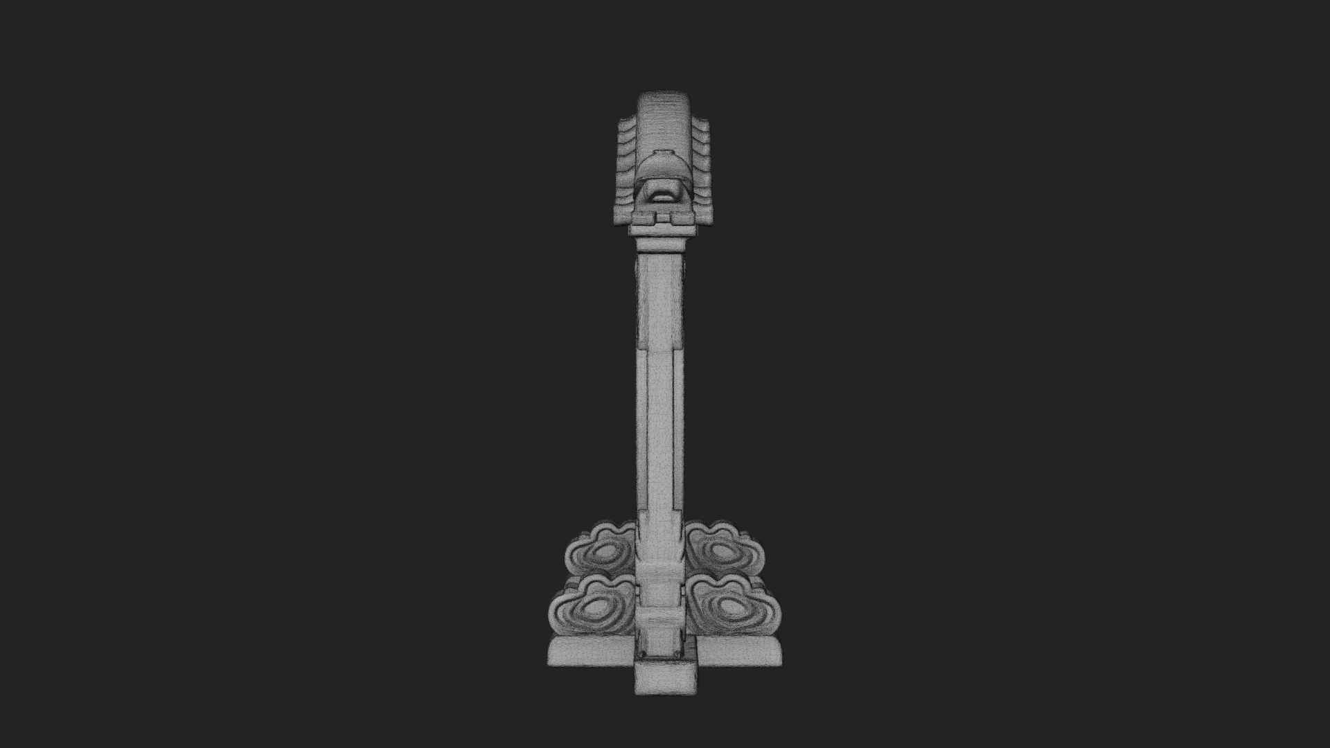 Cloud Scroll Arch Design 2 3D Print Model 3D Model