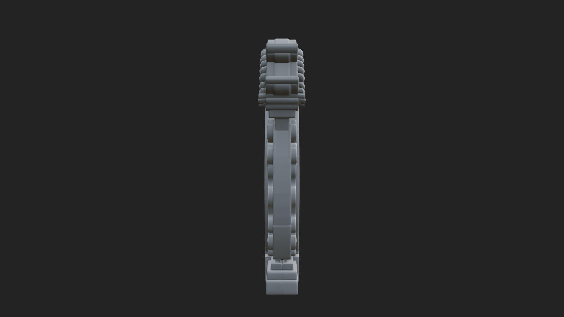 Cloud Scroll Arch Design 4 3D Print Model 3D Model