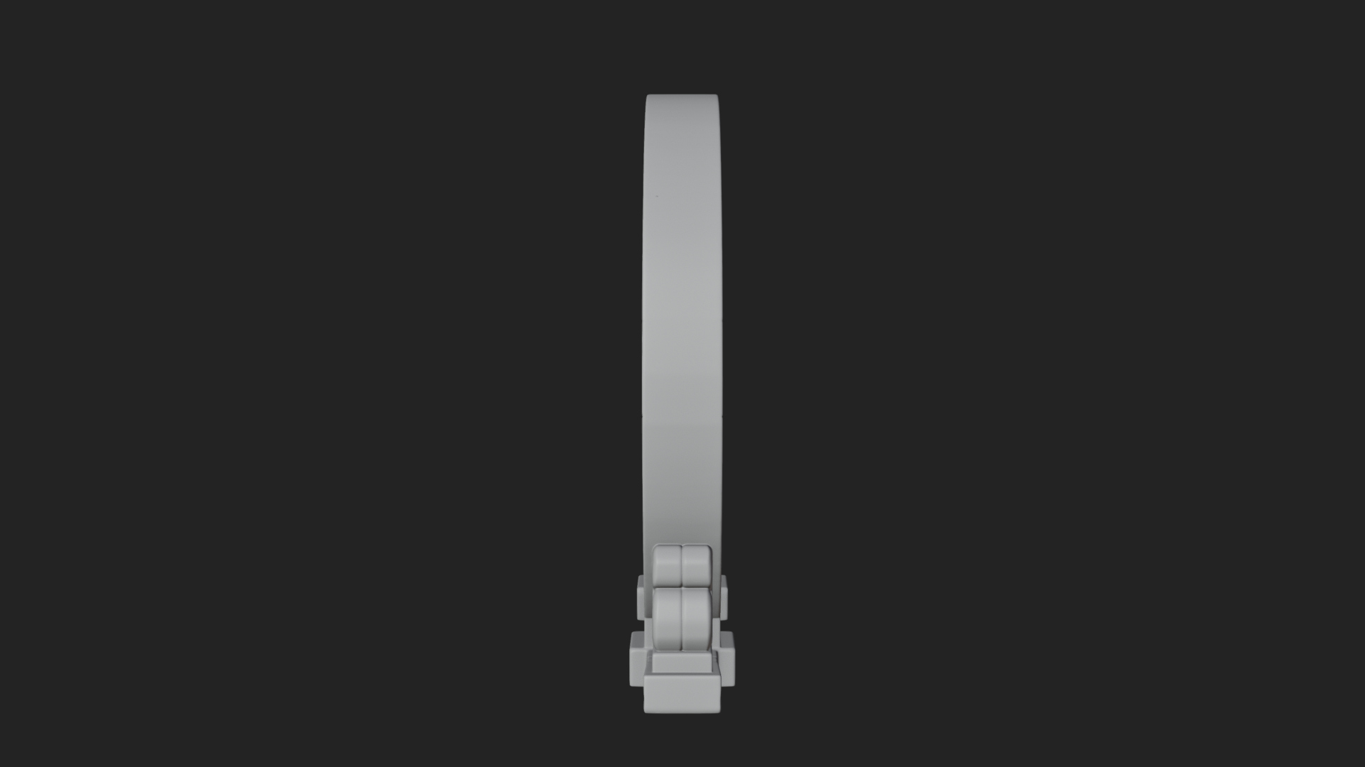 Cloud Scroll Arch Design 8 3D Print Model 3D Model