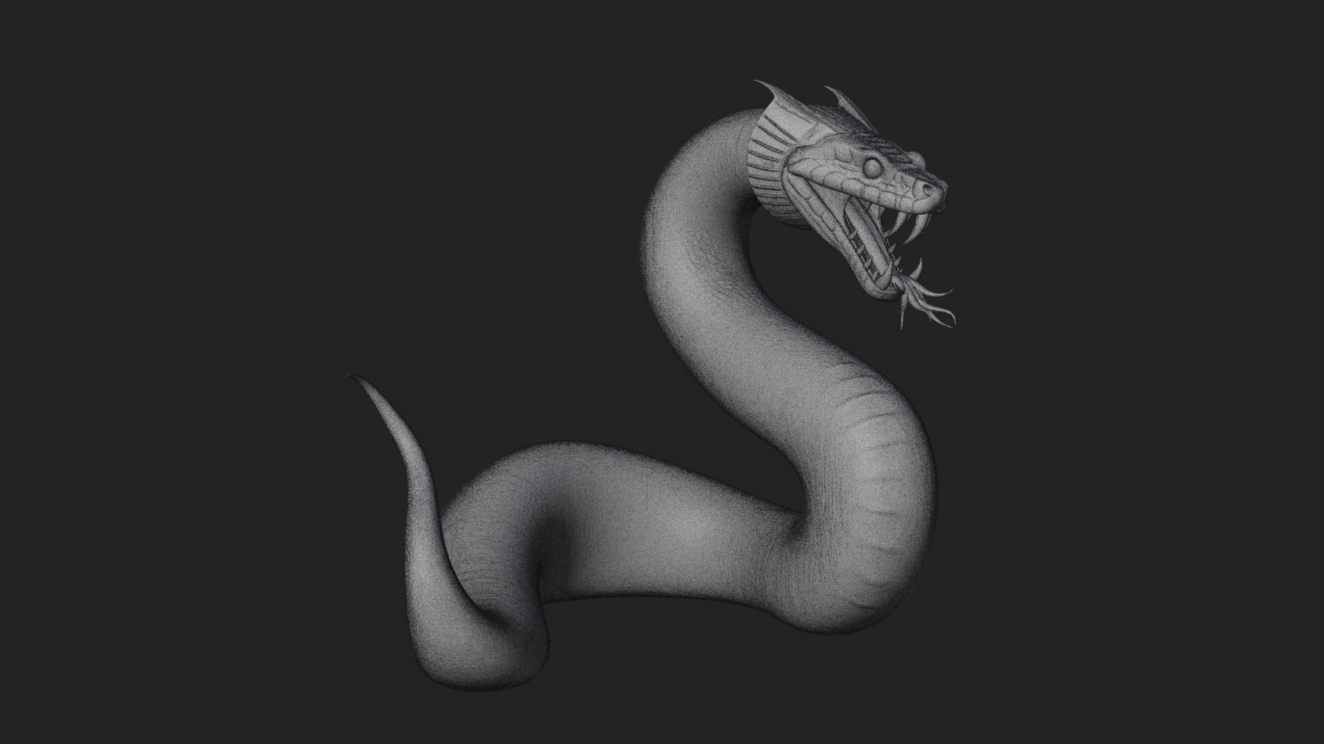 Cobra Snake Statue Design 3 3D Print Model 3D Model