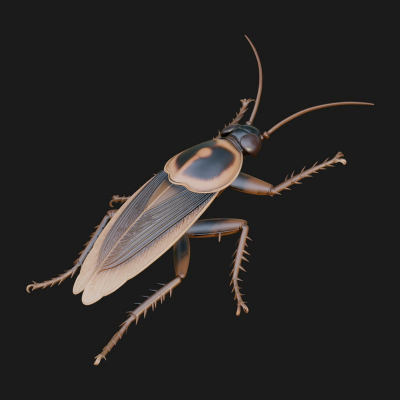 Cockroach Statue Design 2 3D Print Model