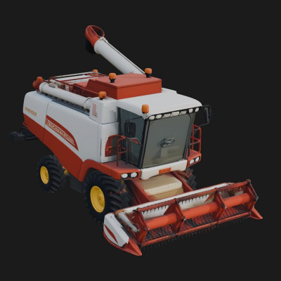 Combine Harvester Model Design 10 3D Print Model