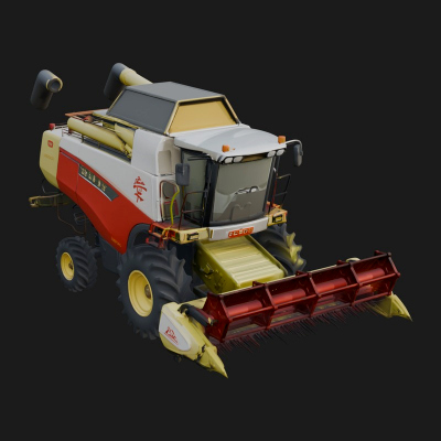 Combine Harvester Model Design 14 3D Print Model