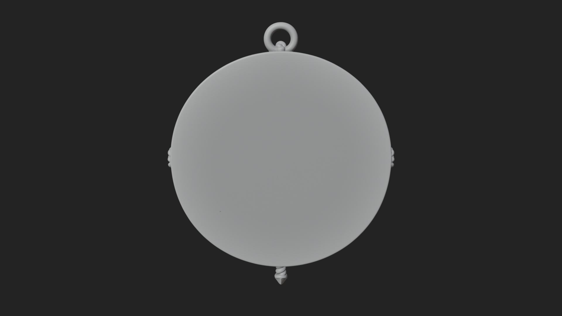 Compass Rose Medallion Pendant Design 5 3D Print Model 3D Model