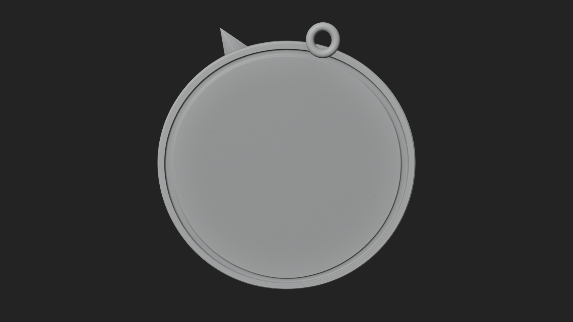 Compass Rose Medallion Pendant Design 6 3D Print Model 3D Model