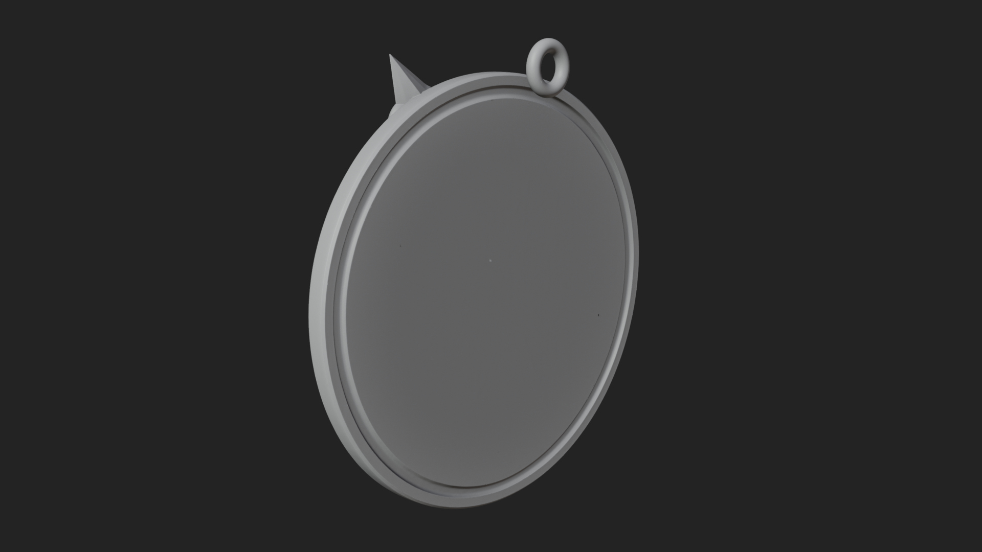 Compass Rose Medallion Pendant Design 6 3D Print Model 3D Model