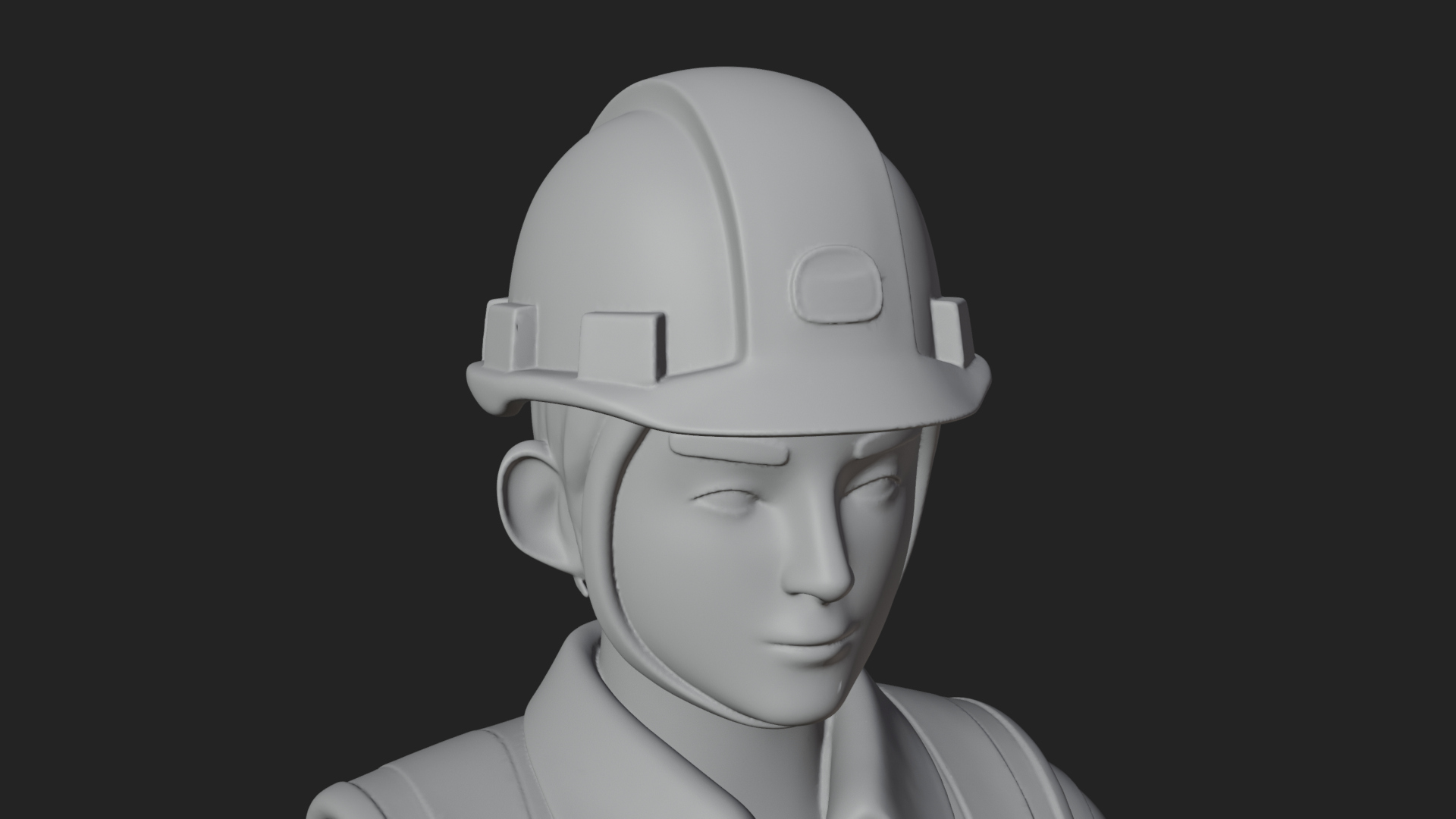 Construction Worker Statue Design 8 3D Print Model 3D Model