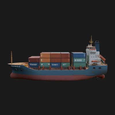 Container Ship Model Design 2 3D Print Model