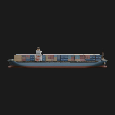 Container Ship Model Design 3 3D Print Model