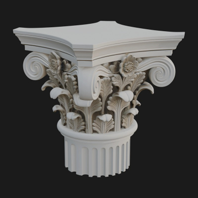Corinthian Column Capital Model Design 13 3D Print Model