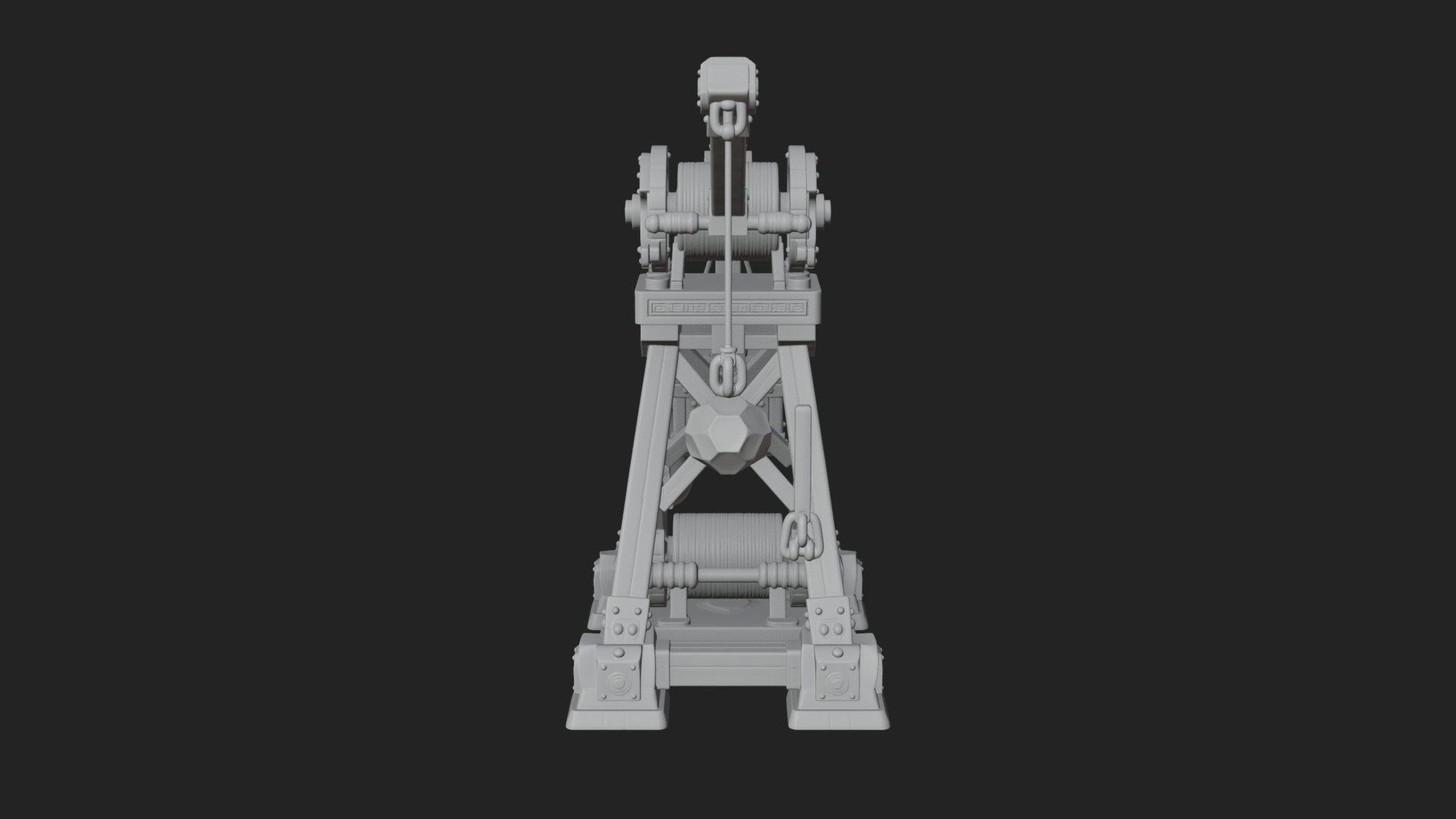 Counterweight Trebuchet Model Design 1 3D Print Model 3D Model