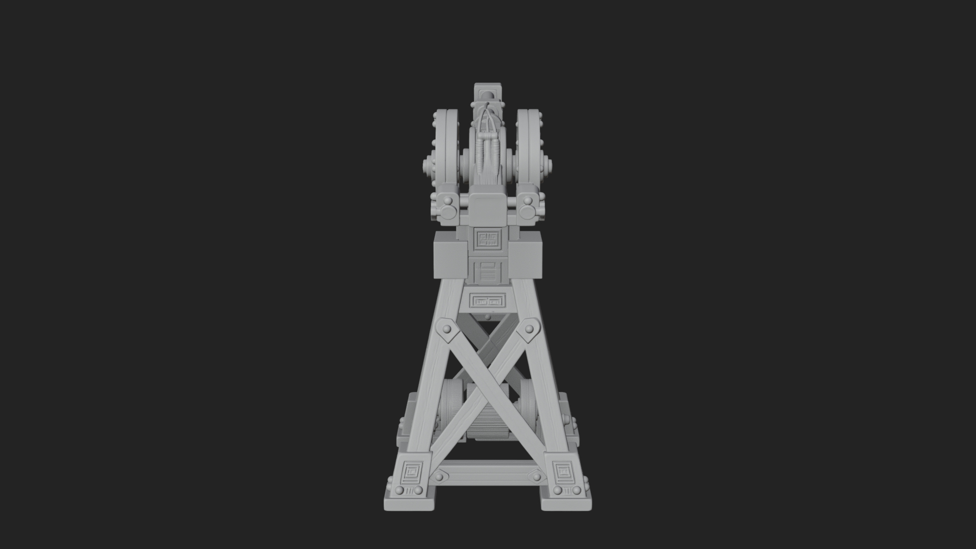 Counterweight Trebuchet Model Design 3 3D Print Model 3D Model