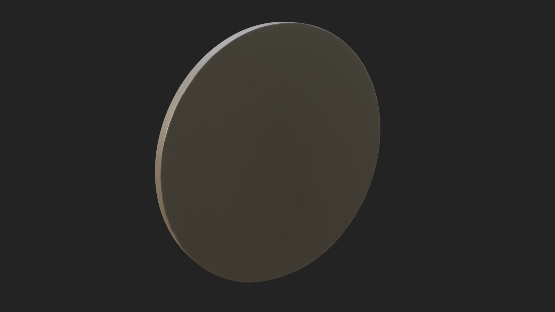 Cowboy Hat Oval Relief Plaque Design 1 3D Print Model 3D Model