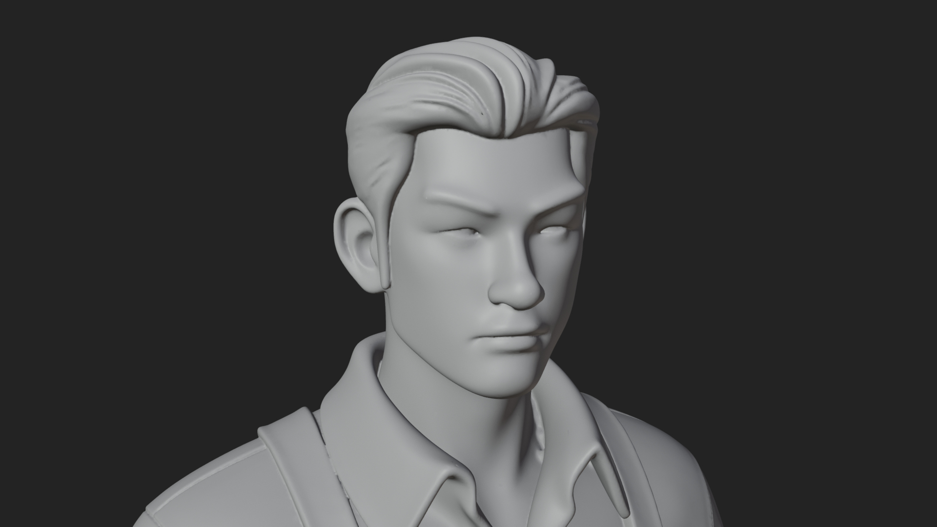 Craftsman Man Statue Design 2 3D Print Model 3D Model