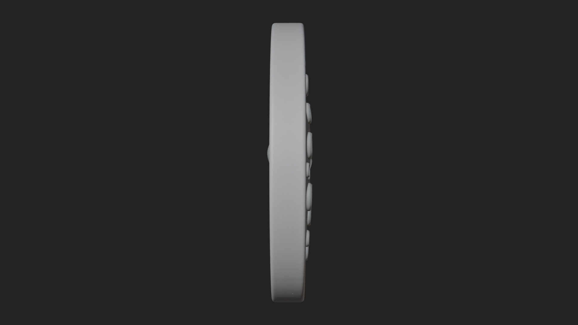 Crater Moon Face Disc Plaque Design 1 3D Print Model 3D Model