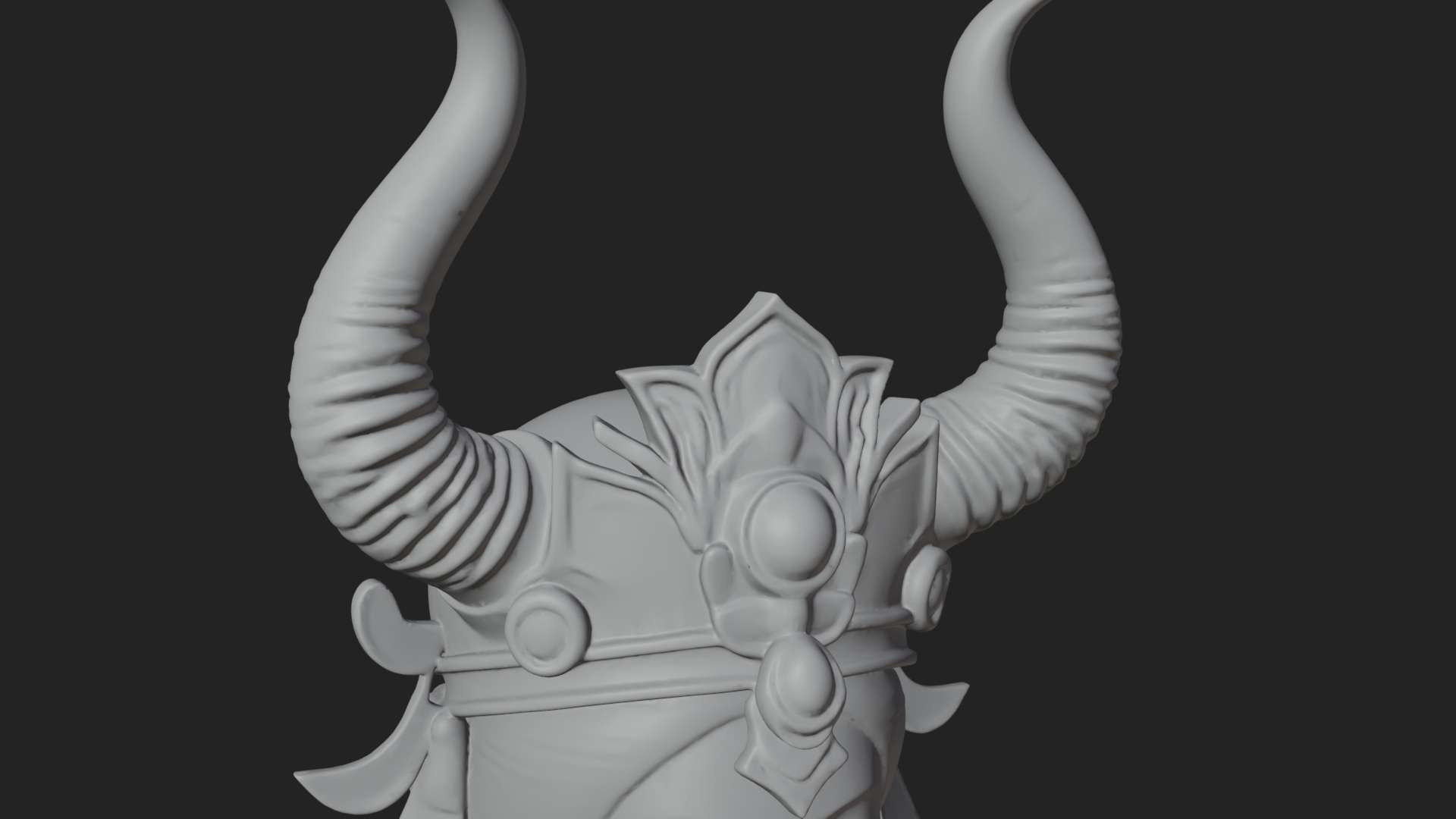 Crescent Crown Priestess Statue Design 9 3D Print Model 3D Model