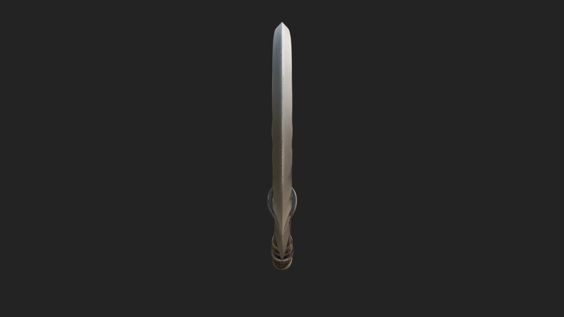 Crescent Hand Blade Model Design 1 3D Print Model 3D Model