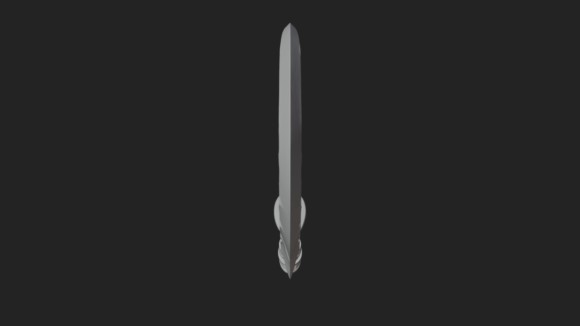 Crescent Hand Blade Model Design 1 3D Print Model 3D Model
