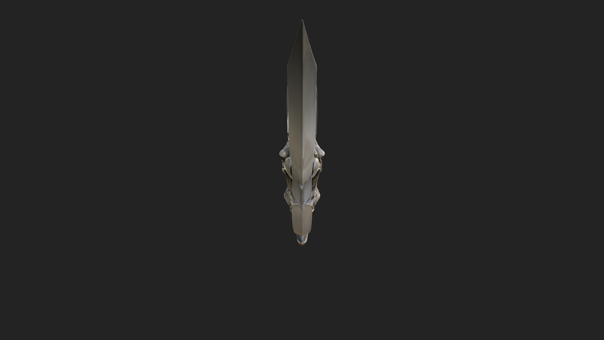 Crescent Hand Blade Model Design 10 3D Print Model 3D Model
