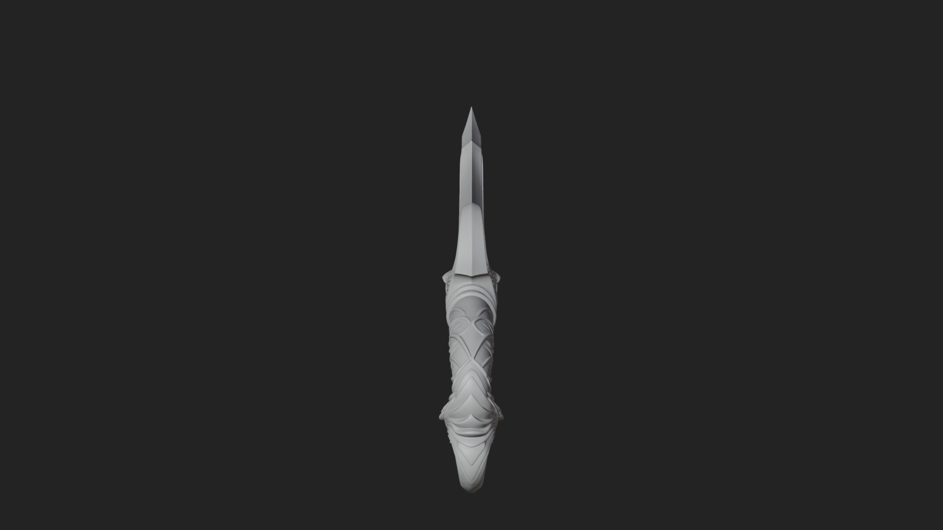 Crescent Hand Blade Model Design 10 3D Print Model 3D Model