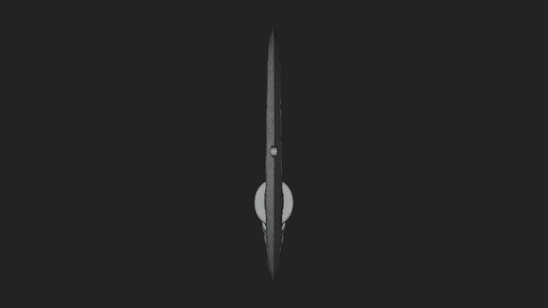 Crescent Hand Blade Model Design 2 3D Print Model 3D Model