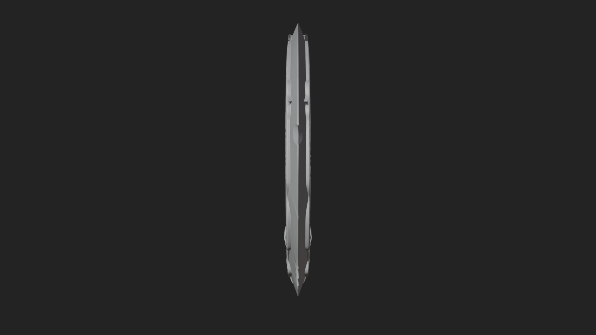 Crescent Hand Blade Model Design 3 3D Print Model 3D Model