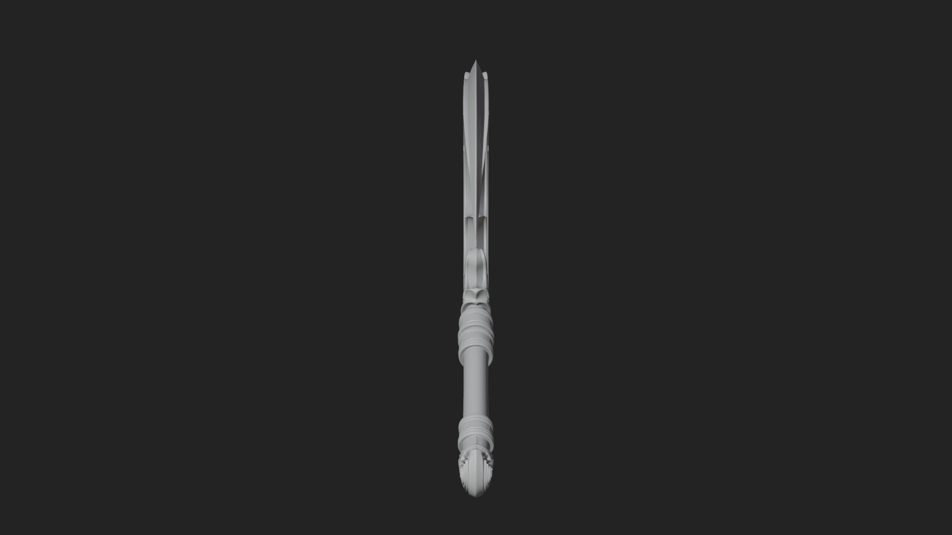 Crescent Hand Blade Model Design 3 3D Print Model 3D Model