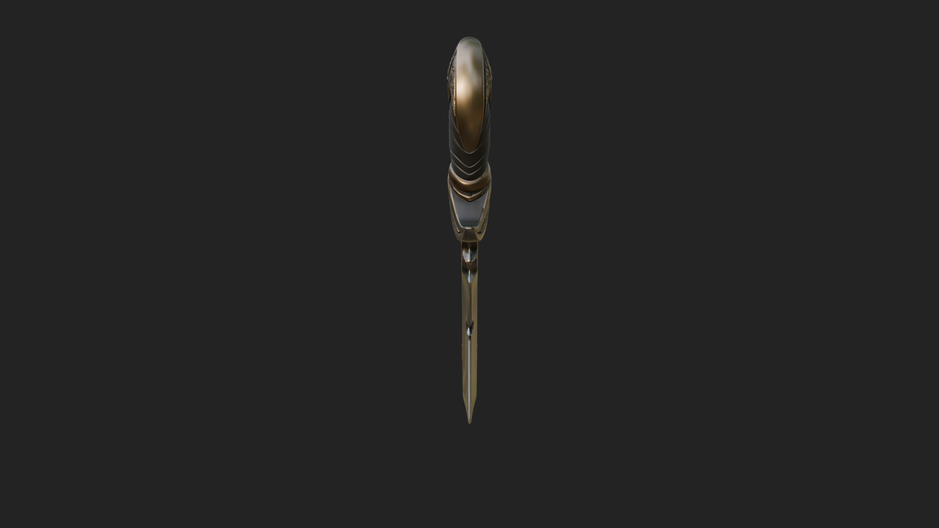 Crescent Hand Blade Model Design 4 3D Print Model 3D Model