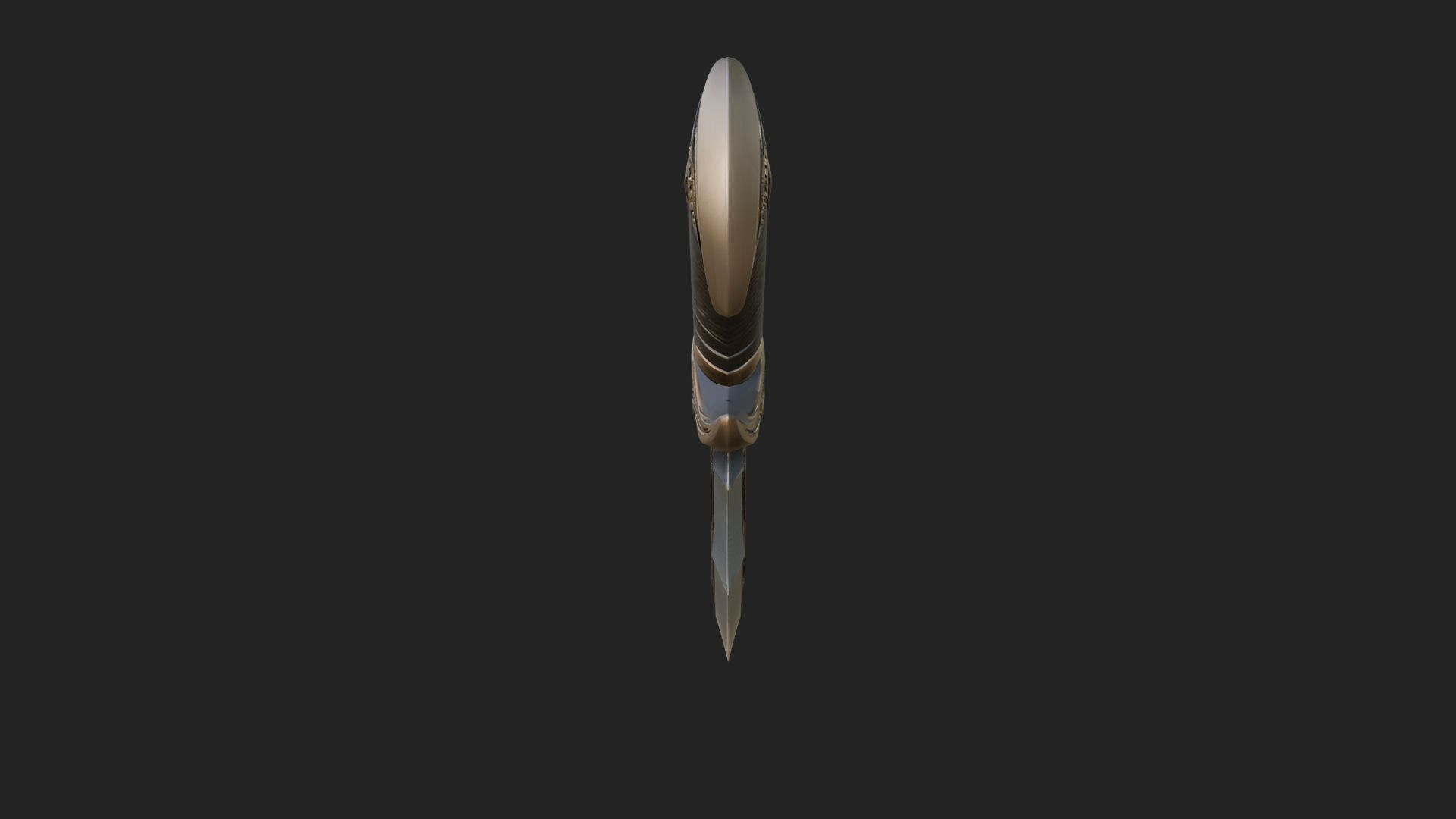 Crescent Hand Blade Model Design 6 3D Print Model 3D Model