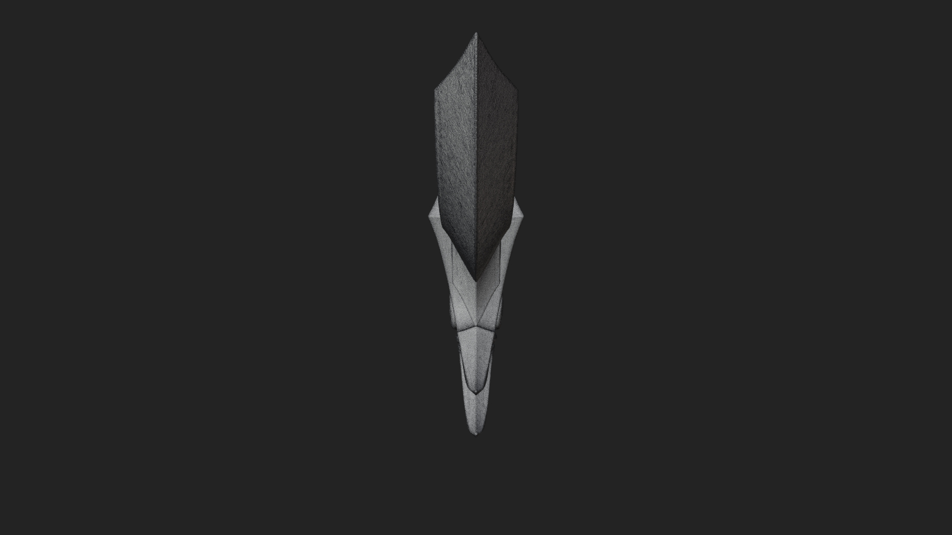 Crescent Hand Blade Model Design 8 3D Print Model 3D Model