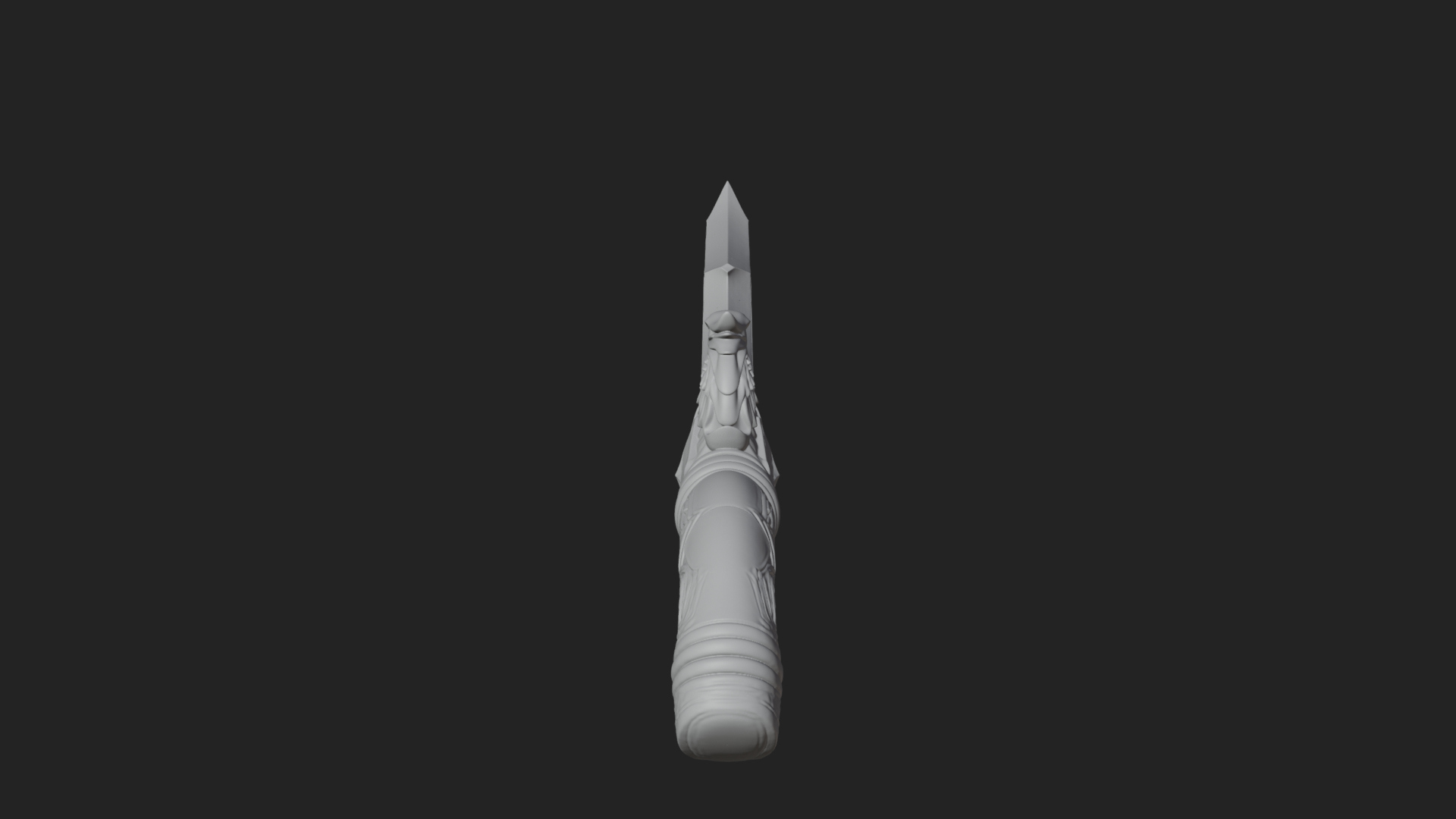 Crescent Hand Blade Model Design 9 3D Print Model 3D Model