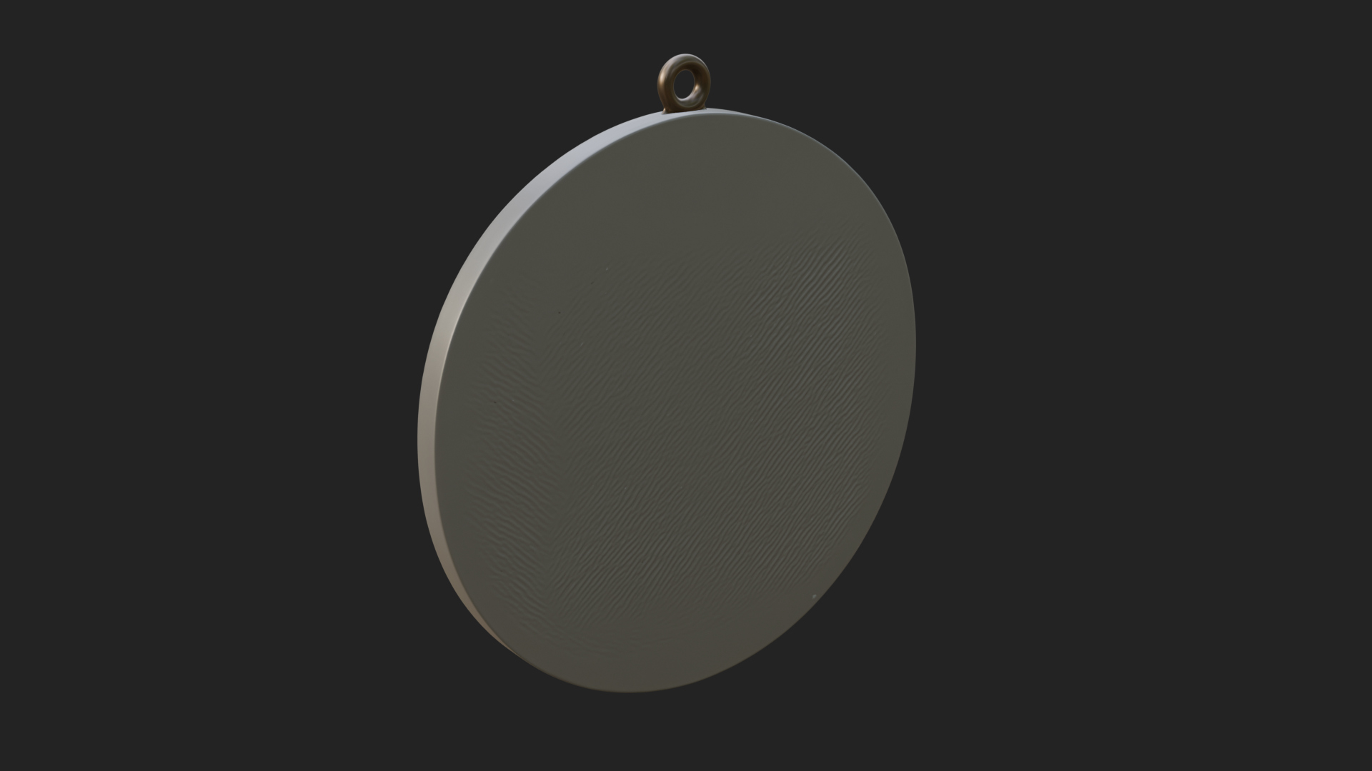 Crescent Huntress Oval Plaque Design 2 3D Print Model 3D Model
