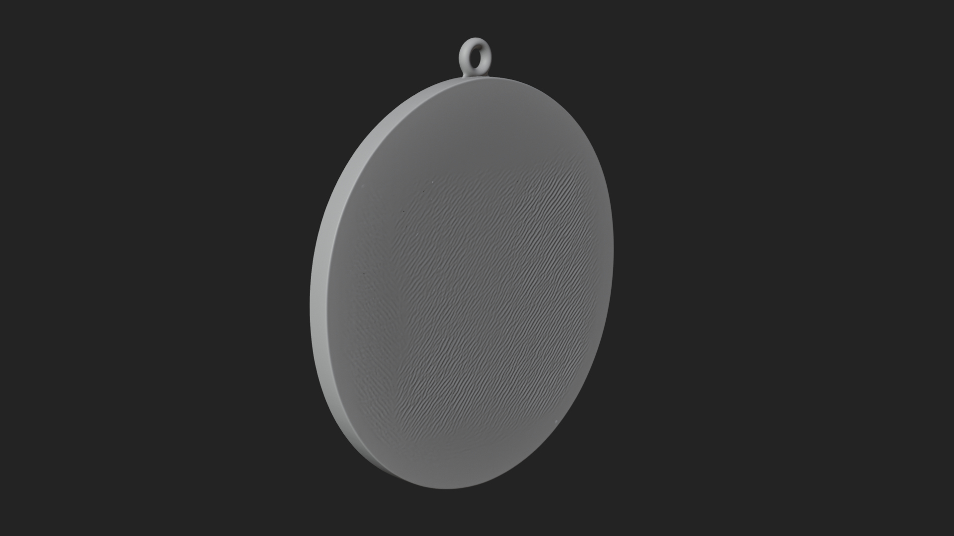 Crescent Huntress Oval Plaque Design 2 3D Print Model 3D Model
