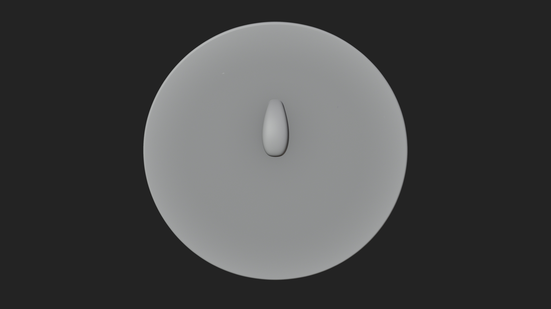 Crescent Huntress Oval Plaque Design 4 3D Print Model 3D Model