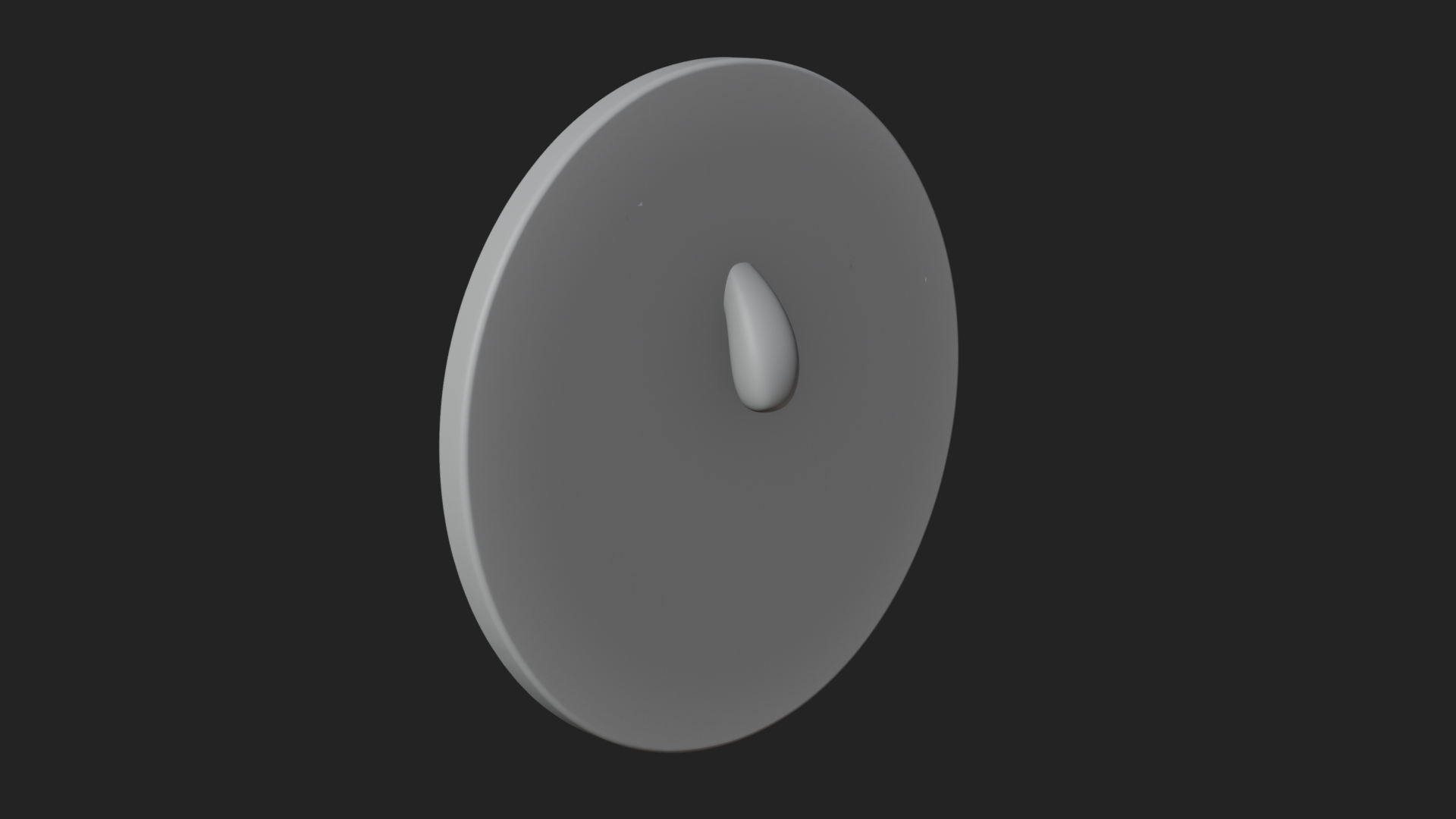 Crescent Huntress Oval Plaque Design 4 3D Print Model 3D Model